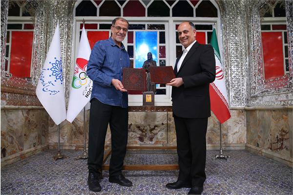 امضا تفاهم نامه کمیته ملی المپیک با انجمن آثار و مفاخر فرهنگی 2