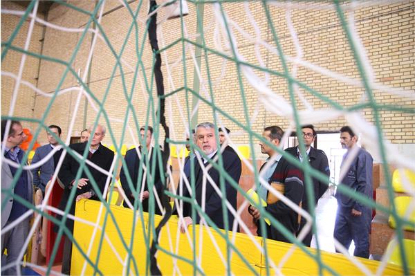 بازدید از اماکن ورزشی دانشگاه آزاد اسلامی واحد علوم و تحقیقات 9