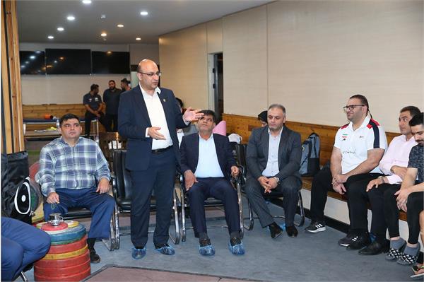 بازدید دبیرکل کمیته ملی المپیک از اردو وزنه برداری  17