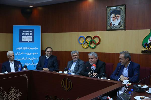 مراسم بدرقه کاروان ورزشی ایران به بازیهای المپیک زمستانی جوانان لوزان 6