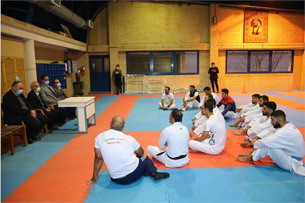 بازدید سرپرست کاروان المپیک توکیو از اردو کاراته 6
