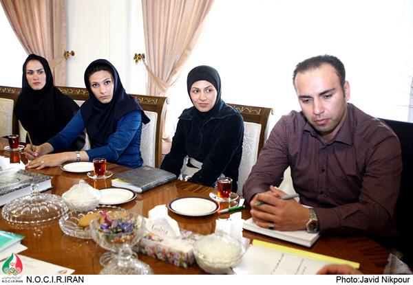 سومین نشست کمیسیون ورزشکاران در محل ستاد تدارکاتی بازیهای آسیایی و المپیک برگزار شد