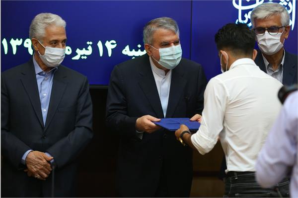 آیین تجلیل از قهرمانان دانشجویان در یونورسیاد سال 98 11