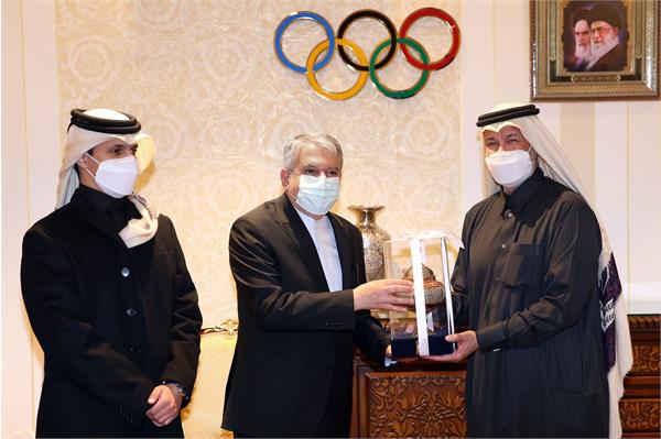 دیدار ریاست کمیته ملی المپیک با هیئت ورزشی کشور قطر 10