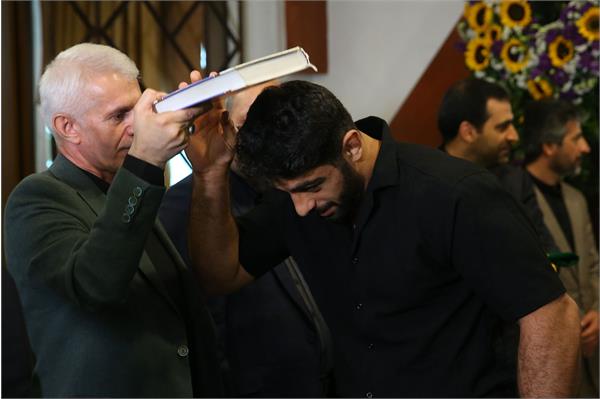 مراسم بدرقه کاروان ورزشی اعزامی به بازی های المپیک پاریس و امضا تفاهم نامه ورزشی با آستان قدس رضوی 60