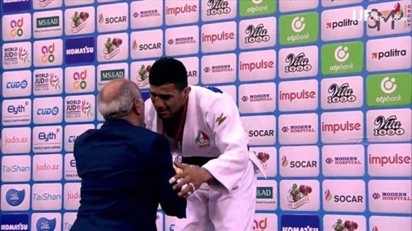 جودو قهرمانی جهان؛ درخشش برق نشان طلا بر گردن سعید ملایی