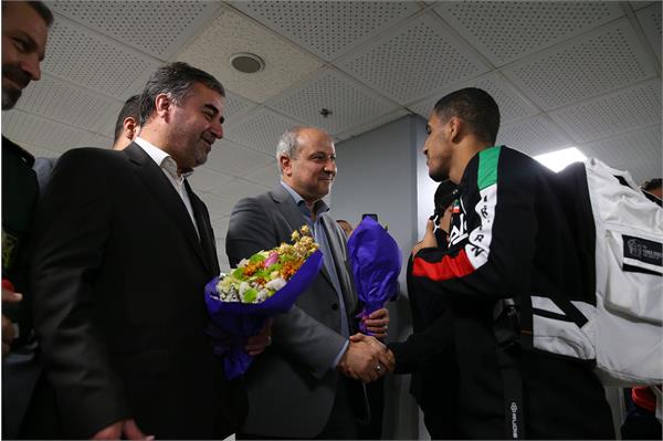 استقبال از تیم ملی کشتی آزاد و فرنگی 4
