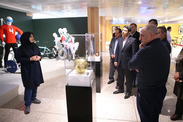 بازدید ریاست سازمان بهزیستی از موزه ملی ورزش، المپیک و پارالمپیک 17