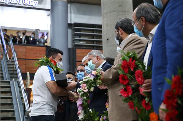 استقبال از تیم ملی کشتی فرنگی 3