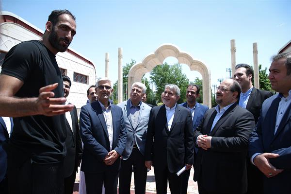 بازدید وزیر تعاون، کار و رفاه امور اجتماعی و مسئولین کمیته ملی المپیک از اردو تیم ملی کاراته 20