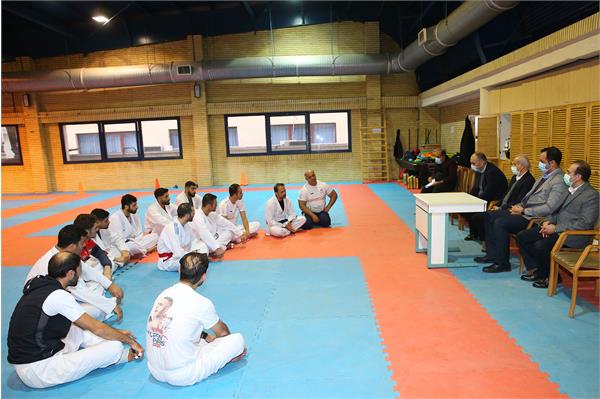 بازدید سرپرست کاروان المپیک توکیو از اردو کاراته 3