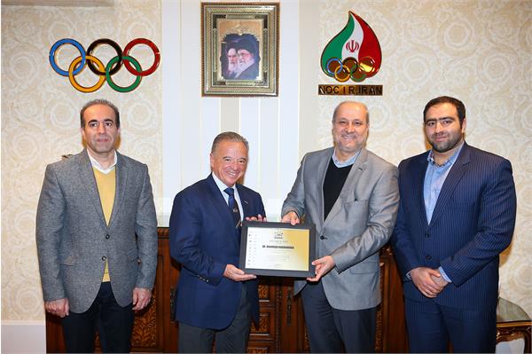 دیدار دبیرکل کمیته ملی المپیک با رییس فدراسیون جهانی پرورش اندام 6