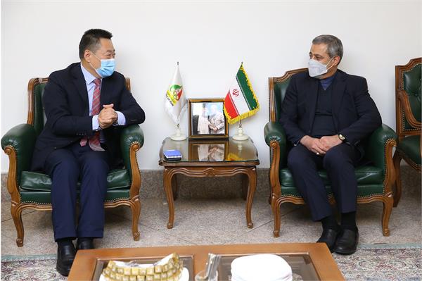 دیدار دبیرکل کمیته ملی المپیک با مسوولان سفارت چین در ایران 1