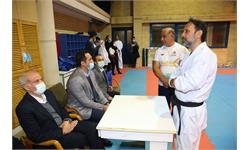 بازدید سرپرست کاروان المپیک توکیو از اردو کاراته 13