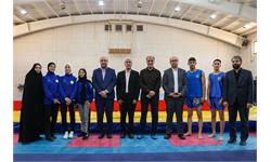 بازدید وزیر ورزش و جوانان و مسولان کمیته ملی المپیک  از اردو تیم ملی ووشو 8