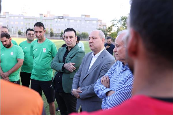 بازدید دبیرکل کمیته ملی المپیک از اردو تیم ملی فوتبال 8