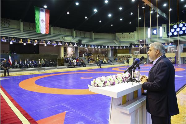 مراسم افتتاحیه خانه کشتی شهید ابراهیم هادی 11