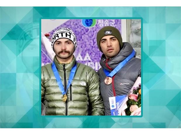 قهرمانی و نایب قهرمانی یخنوردان ایران در جام جهانی سوئیس