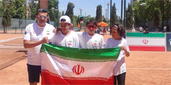 نمایندگان تنیس ایران به فینال غرب آسیا راه یافتند