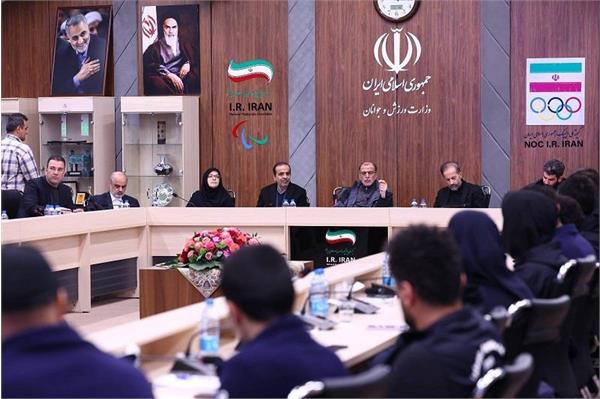 Farewell Ceremony for Iranian Delegation to the 9th Asian Winter Games