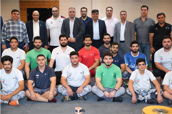 بازدید دبیرکل کمیته ملی المپیک از اردو وزنه برداری  7