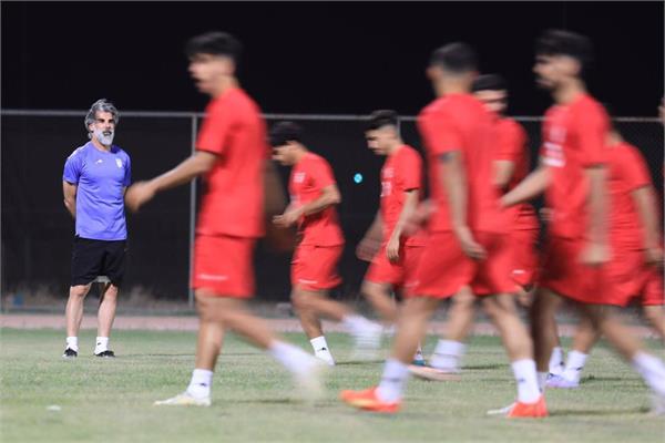 تمرین تیم ملی امید فوتبال در کربلا 15