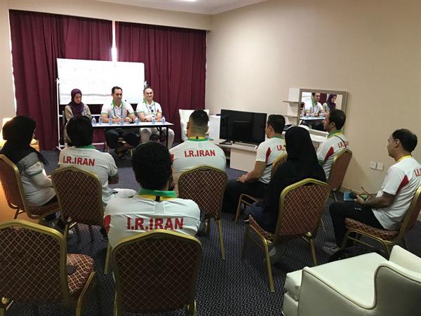 نخستین دوره بازیهای جهانی ساحلی_قطر؛نشست کادر سرپرستی کاروان ورزشی کشورمان برگزار شد