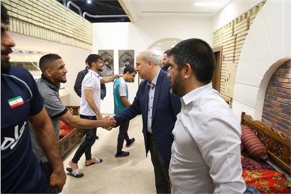 بازدید دبیرکل کمیته ملی المپیک از اردو کشتی آزاد و فرنگی 1