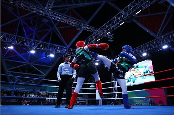 بازی های کشورهای اسلامی ریاض؛ فرشته حسن‌زاده در فینال موی‌تای نقره ای شد