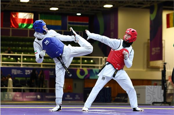 بازی های کشورهای اسلامی ریاض؛ هستی محمدی دومین برنز تکواندو را کسب کرد