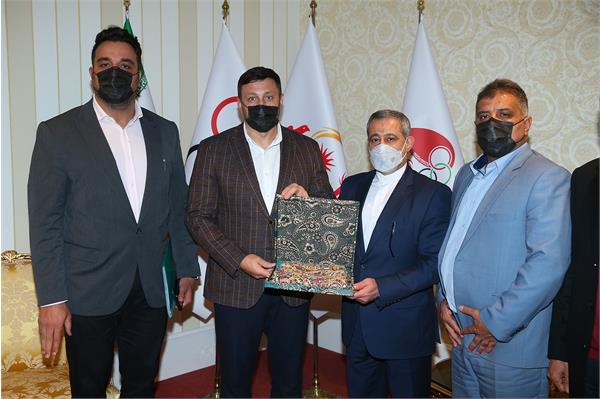 دیدار دبیرکل کمیته ملی المپیک با رییس فدراسیون دوومیدانی بلاروس 13