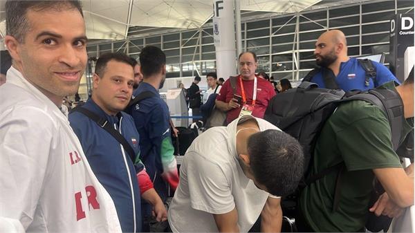 بازی های اسیایی ایچی - ناگویا ؛ دوومیدانی،وزنه برداری،کوراش و موج سواری آیچی ناگویا را بمقصد تهران ترک کردند