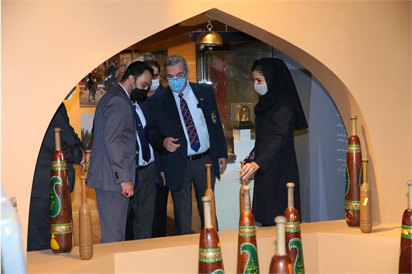 دیدار دبیرکل کمیته ملی المپیک با رییس فدراسیون جهانی پرورش اندام 1