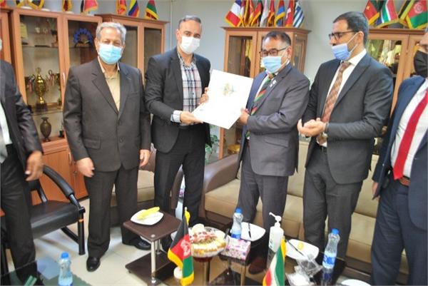 دیدار نایب رئیس و دبیرکل کمیته ملی المپیک افغانستان با مسئولان فدراسیون کونگفو و امضا تفاهمنامه همکاری