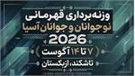 نفرات اعزامی وزنه‌برداری ایران به رقابت‌های قهرمانی نوجوانان و جوانان آسیا