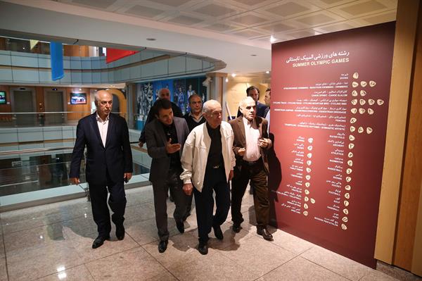 حضور عبدالله موحد در موزه ملی ورزش، کمیته ملی المپیک و پارالمپیک 3