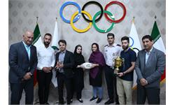مراسم اهدا کاپ افتخارآفرینان ورزش راگبی و بازدید از موزه ملی ورزش،المپیک و پارالمپیک 18