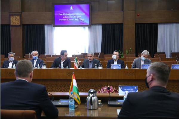 دیدار های ریاست کمیته المپیک مجارستان در ایران 30