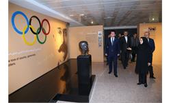 The visit of the Sports Minister of Tajikistan to the National Sports Museum - Photo: Javid Nikpour