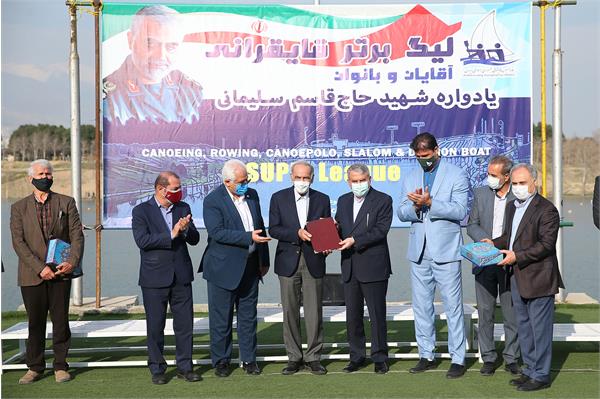 مراسم اختتامیه مسابقات لیگ برتر قایقرانی کشور 5