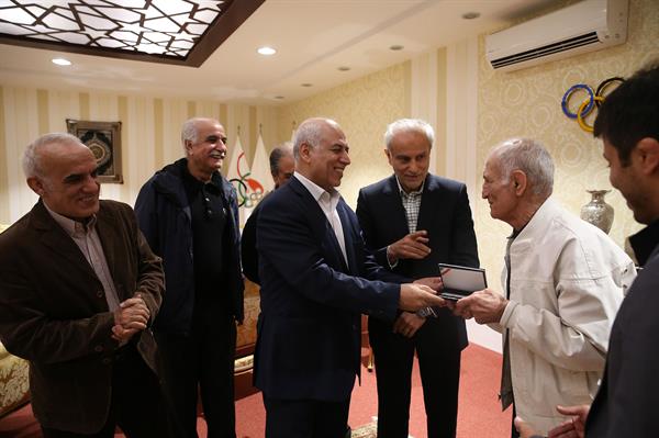 حضور عبدالله موحد در موزه ملی ورزش، کمیته ملی المپیک و پارالمپیک 14