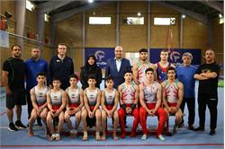 بازدید دبیرکل کمیته ملی المپیک از اردو ژیمناستیک 5