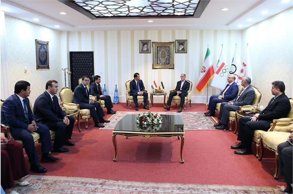 Tajikistan Committee for Youth and Sports Chair Meets NOC Officials