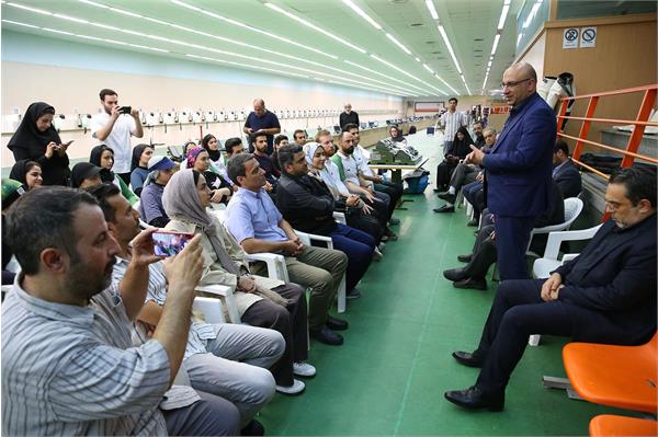 بازدید دبیرکل کمیته ملی المپیک از اردو تیراندازی 11