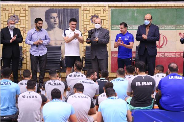بازدید از اردو تیم ملی کشتی و والیبال 3