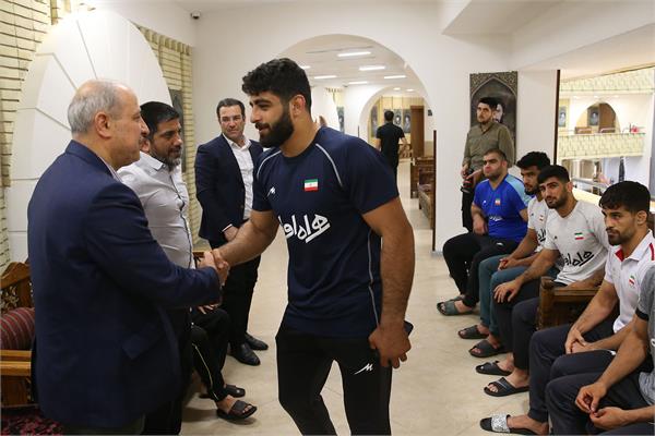 بازدید دبیرکل کمیته ملی المپیک از اردو کشتی آزاد و فرنگی 13