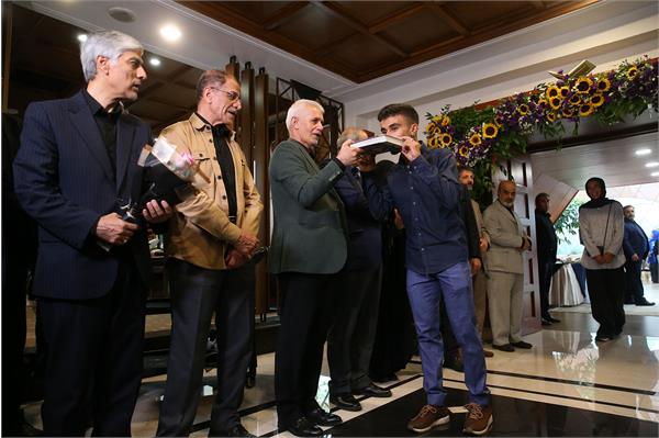 مراسم بدرقه کاروان ورزشی اعزامی به بازی های المپیک پاریس و امضا تفاهم نامه ورزشی با آستان قدس رضوی 53