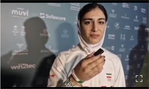 بازی‌های کشورهای اسلامی،زهرا اکبری با دست شکسته جنگیدم