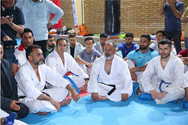 بازدید وزیر ورزش و جوانان و مسولان کمیته ملی المپیک  از اردو تیم ملی کاراته 9