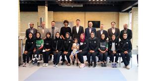 دیدار دکتر علی نژاد و جمعی از اعضای هیات اجرایی با تیم ملی رویینگ در مرکز معاینات پزشکی آکادمی